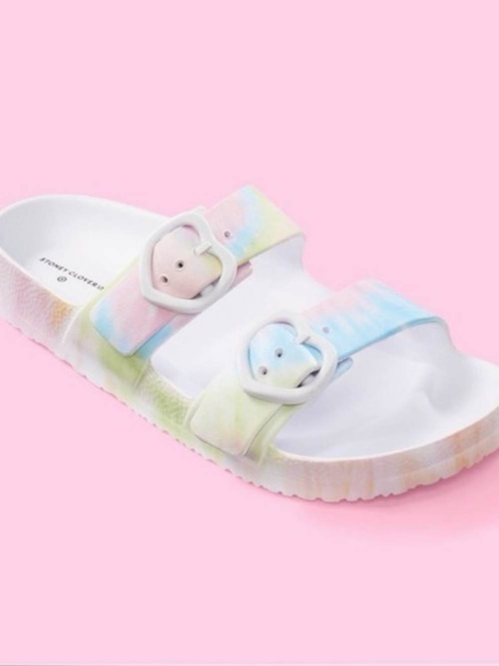 NWT Stoney Clover Lane Tie-Dye Slide Sandals Size 12